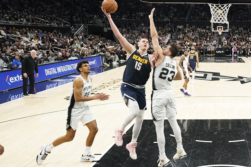 Nikola Jokic, Denver Nuggets, San Antonio Spurs